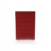 Impulse Plus Oblong 1800/1200 Floor Free Standing Screen Burgundy Fabric Light Grey Edges SCR10246