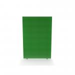 Impulse Plus Oblong 1800/1200 Floor Free Standing Screen Palm Green Fabric Light Grey Edges SCR10249