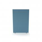Impulse Plus Oblong 1800/1200 Floor Free Standing Screen Sky Blue Fabric Light Grey Edges SCR10252