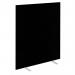 Impulse Plus Oblong 18001400 Floor Free Standing Screen Black Fabric Light Grey Edges SCR10254