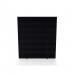 Impulse Plus Oblong 1800/1400 Floor Free Standing Screen Black Fabric Light Grey Edges SCR10254