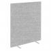 Impulse Plus Oblong 18001400 Floor Free Standing Screen Light Grey Fabric Light Grey Edges SCR10257