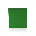 Impulse Plus Oblong 1800/1400 Floor Free Standing Screen Palm Green Fabric Light Grey Edges SCR10258
