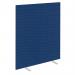 Impulse Plus Oblong 18001400 Floor Free Standing Screen Powder Blue Fabric Light Grey Edges SCR10259