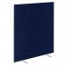 Impulse Plus Oblong 18001400 Floor Free Standing Screen Royal Blue Fabric Light Grey Edges SCR10260