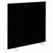 Impulse Plus Oblong 18001500 Floor Free Standing Screen Black Fabric Light Grey Edges SCR10263