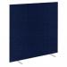 Impulse Plus Oblong 18001500 Floor Free Standing Screen Royal Blue Fabric Light Grey Edges SCR10269