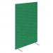 Impulse Plus Oblong 1650600 Floor Free Standing Screen Palm Green Fabric Light Grey Edges SCR10285