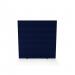 Impulse Plus Oblong 1650/800 Floor Free Standing Screen Royal Blue Fabric Light Grey Edges SCR10296