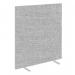 Impulse Plus Oblong 16501000 Floor Free Standing Screen Light Grey Fabric Light Grey Edges SCR10302