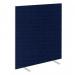 Impulse Plus Oblong 16501000 Floor Free Standing Screen Royal Blue Fabric Light Grey Edges SCR10305