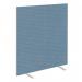 Impulse Plus Oblong 16501000 Floor Free Standing Screen Sky Blue Fabric Light Grey Edges SCR10306