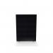 Impulse Plus Oblong 16501200 Floor Free Standing Screen Black Fabric Light Grey Edges SCR10308