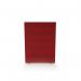 Impulse Plus Oblong 16501200 Floor Free Standing Screen Burgundy Fabric Light Grey Edges SCR10309