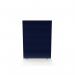 Impulse Plus Oblong 16501200 Floor Free Standing Screen Royal Blue Fabric Light Grey Edges SCR10314