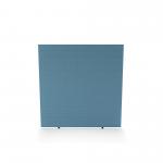 Impulse Plus Oblong 1650/1400 Floor Free Standing Screen Sky Blue Fabric Light Grey Edges SCR10324
