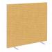 Impulse Plus Oblong 16501500 Floor Free Standing Screen Beige Fabric Light Grey Edges SCR10325