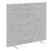 Impulse Plus Oblong 16501500 Floor Free Standing Screen Light Grey Fabric Light Grey Edges SCR10329