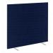 Impulse Plus Oblong 16501500 Floor Free Standing Screen Royal Blue Fabric Light Grey Edges SCR10332