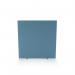 Impulse Plus Oblong 16501600 Floor Free Standing Screen Sky Blue Fabric Light Grey Edges SCR10342