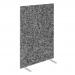 Impulse Plus Oblong 1500/600 Floor Free Standing Screen Lead Fabric Light Grey Edges SCR10346