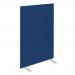 Impulse Plus Oblong 1500600 Floor Free Standing Screen Powder Blue Fabric Light Grey Edges SCR10349