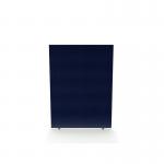 Impulse Plus Oblong 1500600 Floor Free Standing Screen Royal Blue Fabric Light Grey Edges SCR10350