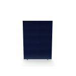 Impulse Plus Oblong 1500/600 Floor Free Standing Screen Royal Blue Fabric Light Grey Edges SCR10350
