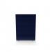 Impulse Plus Oblong 1500/600 Floor Free Standing Screen Royal Blue Fabric Light Grey Edges SCR10350