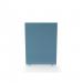 Impulse Plus Oblong 1500/600 Floor Free Standing Screen Sky Blue Fabric Light Grey Edges SCR10351