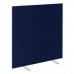 Impulse Plus Oblong 15001000 Floor Free Standing Screen Royal Blue Fabric Light Grey Edges SCR10368