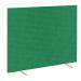 Impulse Plus Oblong 15001500 Floor Free Standing Screen Palm Green Fabric Light Grey Edges SCR10393