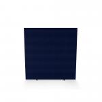 Impulse Plus Oblong 1500/1600 Floor Free Standing Screen Royal Blue Fabric Light Grey Edges SCR10404