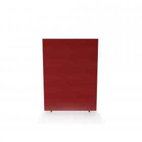 Impulse Plus Oblong 1200600 Floor Free Standing Screen Burgundy Fabric Light Grey Edges SCR10408