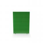 Impulse Plus Oblong 1200800 Floor Free Standing Screen Palm Green Fabric Light Grey Edges SCR10420