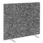 Impulse Plus Oblong 1200/1000 Floor Free Standing Screen Lead Fabric Light Grey Edges SCR10427