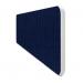 Impulse Plus Oblong 400600 Desktop Screen Rounded Corners Royal Blue Fabric Light Grey Edges SCR10548