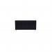 Impulse Plus Oblong 400800 Desktop Screen Rounded Corners Black Fabric Light Grey Edges SCR10560