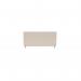 Impulse Plus Oblong 400800 Desktop Screen Rounded Corners Light Grey Fabric Light Grey Edges SCR10563