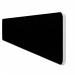 Impulse Plus Oblong 4001500 Desktop Screen Rounded Corners Black Fabric Light Grey Edges SCR10632