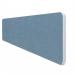 Impulse Plus Oblong 4001500 Desktop Screen Rounded Corners Sky Blue Fabric Light Grey Edges SCR10639