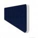 Impulse Plus Oblong 300600 Desktop Screen Rounded Corners Royal Blue Fabric Light Grey Edges SCR10692