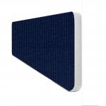 Impulse Plus Oblong 300/600 Desktop Screen Rounded Corners Royal Blue Fabric Light Grey Edges