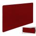 Impulse Plus Oblong 400600 Backdrop Screen Rounded Corners Burgundy Fabric Light Grey Edges SCR10831