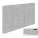 Impulse Plus Oblong 400600 Backdrop Screen Rounded Corners Light Grey Fabric Light Grey Edges SCR10833