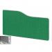 Impulse Plus Wave 400600 Backdrop Screen Rounded Corners Palm Green Fabric Light Grey Edges SCR10843