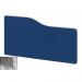 Impulse Plus Wave 400/600 Backdrop Screen Rounded Corners Powder Blue Fabric Light Grey Edges SCR10844