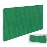 Impulse Plus Oblong 400/1000 Backdrop Screen Rounded Corners Palm Green Fabric Light Grey Edges SCR10870