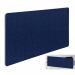 Impulse Plus Oblong 4001000 Backdrop Screen Rounded Corners Royal Blue Fabric Light Grey Edges SCR10872