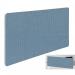 Impulse Plus Oblong 4001000 Backdrop Screen Rounded Corners Sky Blue Fabric Light Grey Edges SCR10873